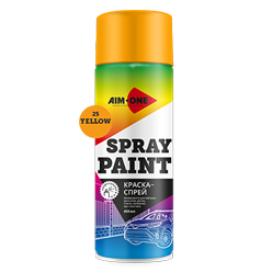 Spray paint yellow