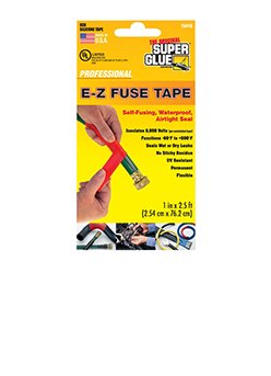E-Z Fuse Tape,Red 2.5ft, Super Glue