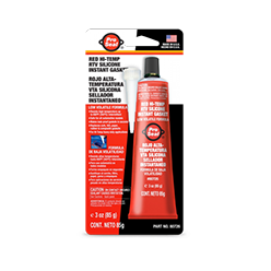 Red Hi-Temp RTV Silicone Instant Gasket, 85 g