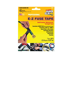  E-Z Fuse Tape, Black 36ft,  Super Glue
